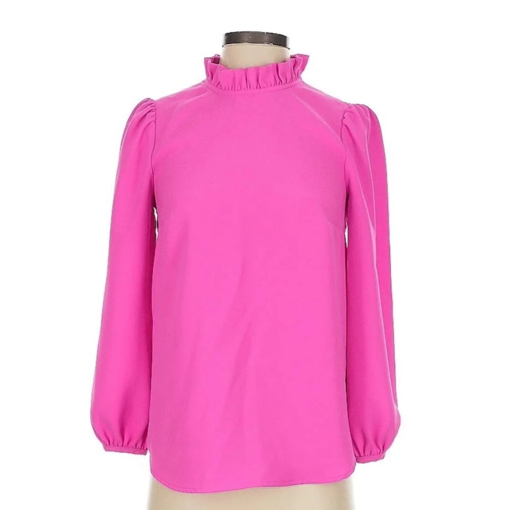 JCrew pink blouse XXS